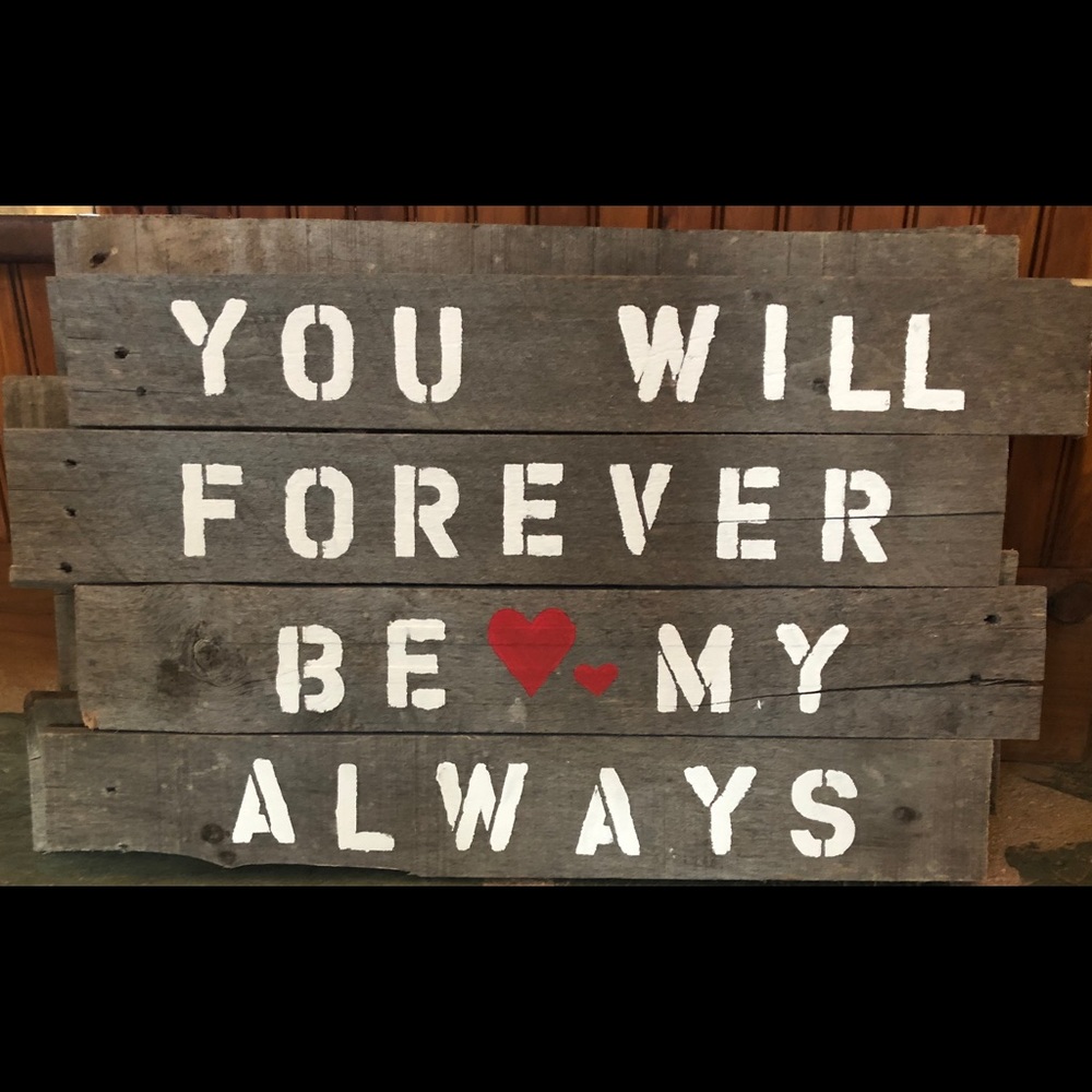 Wooden Sign